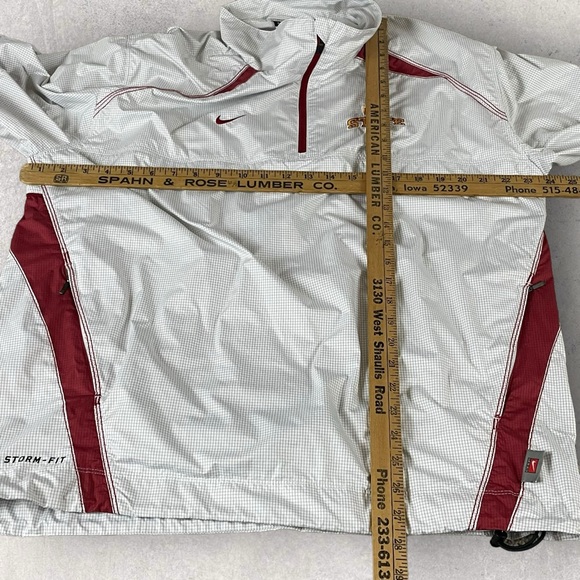 Nike Golf Jacket Men’s Medium Iowa State Cyclones Storm Fit 1/4 Zip T287 - Picture 9 of 15